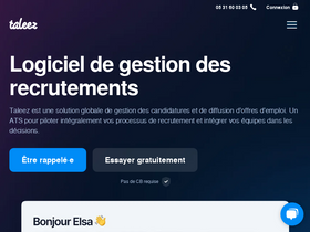 'taleez.com' screenshot