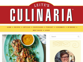 'leitesculinaria.com' screenshot