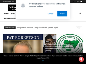 'believersportal.com' screenshot