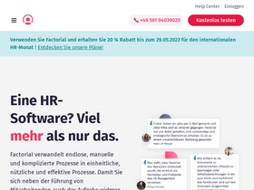 'factorialhr.de' screenshot