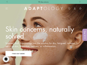 adaptology.com homepage screenshot