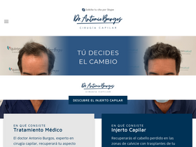 'doctorantonioburgos.com' screenshot