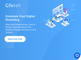 'clixtell.com' screenshot