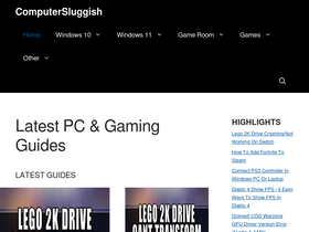 'computersluggish.com' screenshot