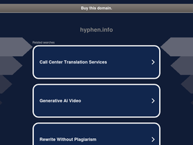 hyphen.info