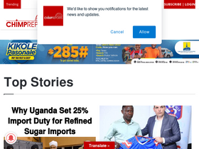 'chimpreports.com' screenshot