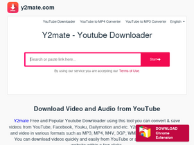 'www-y2mate.com' screenshot