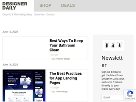 'designer-daily.com' screenshot