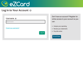 'ezcardinfo.com' screenshot