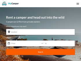 'mycamper.ch' screenshot
