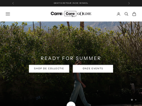 carre-mode.be homepage screenshot