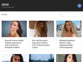 'tizpertiz.hu' screenshot