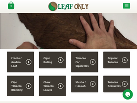 'leafonly.com' screenshot