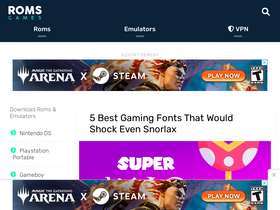 'downloadroms.io' screenshot