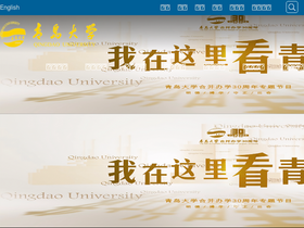 'rlzy.qdu.edu.cn' screenshot