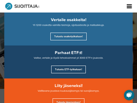 'sijoittaja.fi' screenshot