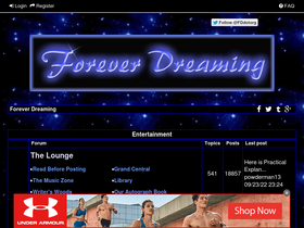 'foreverdreaming.org' screenshot