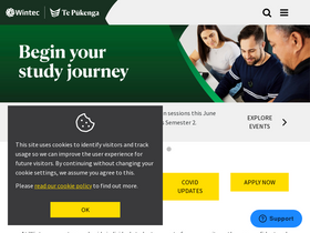 'wintec.ac.nz' screenshot