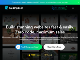 EComposer website screenshot