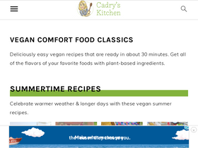 'cadryskitchen.com' screenshot