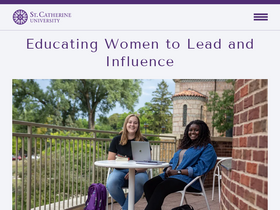 'stkate.edu' screenshot