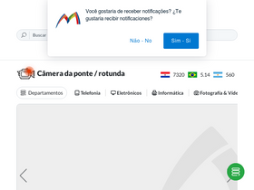 'megaeletronicos.com' screenshot