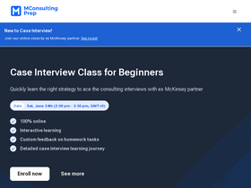 'mconsultingprep.com' screenshot
