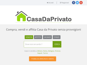 'casadaprivato.it' screenshot