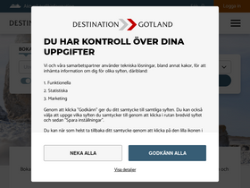 'destinationgotland.se' screenshot