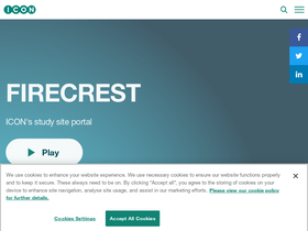 'firecrestclinical.com' screenshot