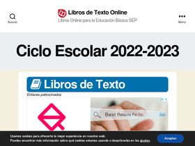 'librosdetexto.online' screenshot
