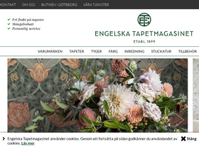 'engelskatapetmagasinet.se' screenshot