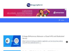 'bloggingworld.net' screenshot