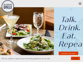 'delfriscosgrille.com' screenshot