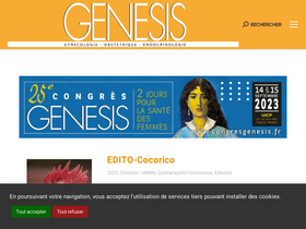 'revuegenesis.fr' screenshot
