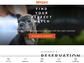 'petlandtexas.com' screenshot