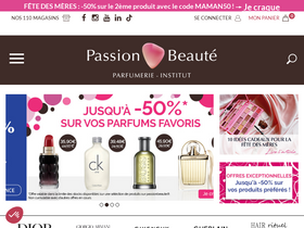'passionbeaute.fr' screenshot
