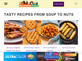 'resolutioneats.com' screenshot