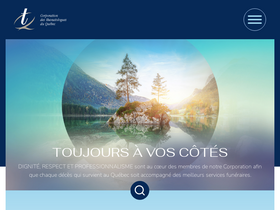 'domainefuneraire.com' screenshot