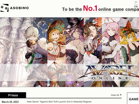 'asobimo.com' screenshot