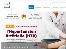 'sante.gov.ma' screenshot