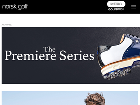 'golfbox.no' screenshot