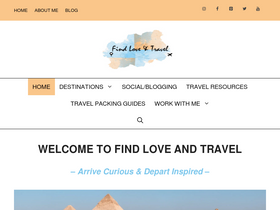 'findloveandtravel.com' screenshot