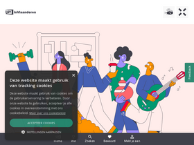 'uitinvlaanderen.be' screenshot