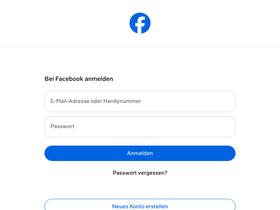 'facebook.de' screenshot