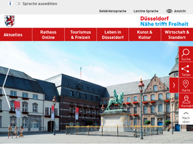 'duesseldorf.de' screenshot