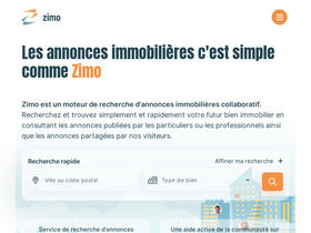 'zimo.fr' screenshot