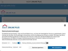 'gutonlineplus.de' screenshot