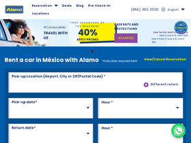 'alamo.com.mx' screenshot