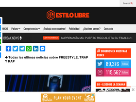 'elestilolibre.com' screenshot